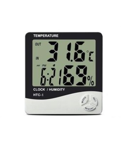 BUFFER® Bebek Odası Masaüstü Dijital Termometre Nem Ölçer Higrometre Saat BUFFER® Bebek Odası Masaüstü Dijital Termometre Nem Ölçer Higrometre Saat