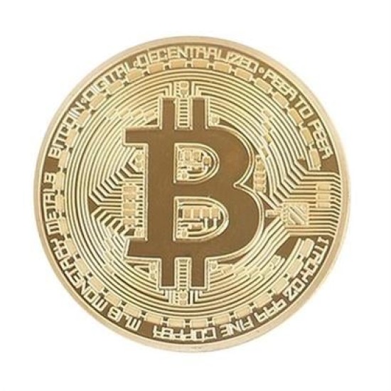 BUFFER® Bitcoin Madeni Hatıra Parası Madeni Bitcoin Hediye Sikke Para BUFFER® Bitcoin Madeni Hatıra Parası Madeni Bitcoin Hediye Sikke Para