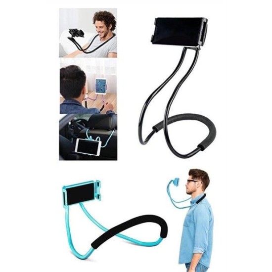 BUFFER® Boyuna Asılan Ergonomik 360 Derece Cep Telefonu Tutucu Stand BUFFER® Boyuna Asılan Ergonomik 360 Derece Cep Telefonu Tutucu Stand
