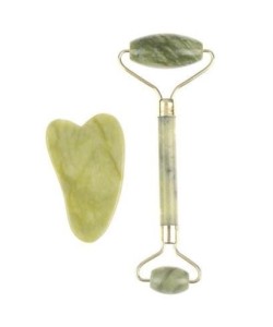 BUFFER® Çift Taraflı 2li Cilt Yüz Masaj Aleti Jade Roller Yeşim Taşı Seti BUFFER® Çift Taraflı 2li Cilt Yüz Masaj Aleti Jade Roller Yeşim Taşı Seti