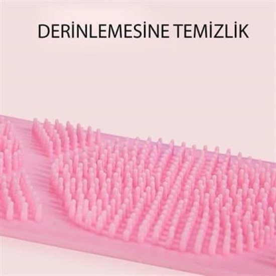 BUFFER® Çift Taraflı Banyo Hamam Lifi Silikon Masajlı Yumuşak Duş Lifi Uzun Ömürlü Hazır Banyo Keses BUFFER® Çift Taraflı Banyo Hamam Lifi Silikon Masajlı Yumuşak Duş Lifi Uzun Ömürlü Hazır Banyo Keses