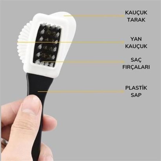 BUFFER® Çift Taraflı Pratik Taşınabilir Süet Nubuk Deri Çizme Bot Ayakkabı Temizleme Bakım Fırçası BUFFER® Çift Taraflı Pratik Taşınabilir Süet Nubuk Deri Çizme Bot Ayakkabı Temizleme Bakım Fırçası