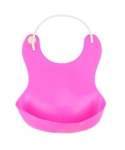 BUFFER® Çocuk Bebek Mama Önlüğü Dökülme Engelleyici Bükülebilir Pembe BUFFER® Çocuk Bebek Mama Önlüğü Dökülme Engelleyici Bükülebilir Pembe