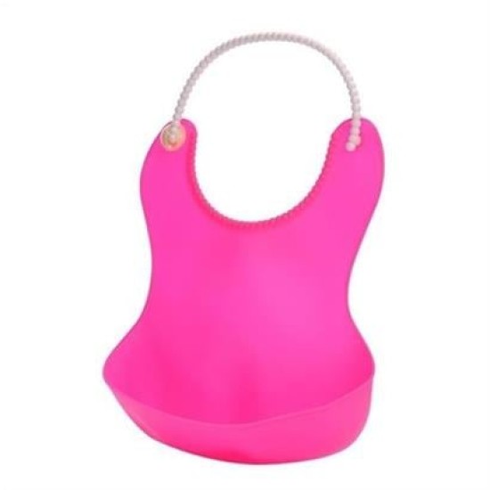 BUFFER® Çocuk Bebek Mama Önlüğü Dökülme Engelleyici Bükülebilir Pembe BUFFER® Çocuk Bebek Mama Önlüğü Dökülme Engelleyici Bükülebilir Pembe