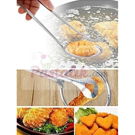 BUFFER® Çok Amaçlı Süzgeçli Paslanmaz Metal Haşlama Ve Kızartma Maşası BUFFER® Çok Amaçlı Süzgeçli Paslanmaz Metal Haşlama Ve Kızartma Maşası