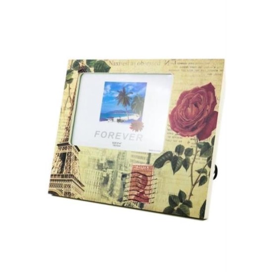 BUFFER® Decotown Dekoratif Desenli Çerçeve Gül Motifli Fotoğraf Çerçevesi BUFFER® Decotown Dekoratif Desenli Çerçeve Gül Motifli Fotoğraf Çerçevesi