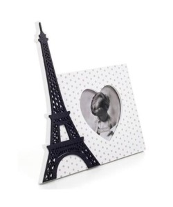 BUFFER® Decotown Dekoratif Eyfel Paris Desenli Ahşap Resim Fotoğraf Çerçevesi Standı