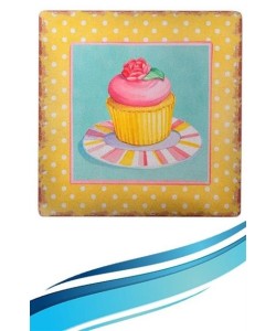BUFFER® Decotown Duvar Panosu 40*40 Cup Cake Muffin Motifli Duvar Süsü BUFFER® Decotown Duvar Panosu 40*40 Cup Cake Muffin Motifli Duvar Süsü