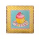 BUFFER® Decotown Duvar Panosu 40*40 Cup Cake Muffin Motifli Duvar Süsü BUFFER® Decotown Duvar Panosu 40*40 Cup Cake Muffin Motifli Duvar Süsü