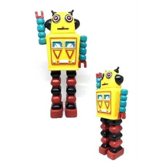 BUFFER® Decotown Nostaljik Sevimli Uzaylı Robot Şeklinde Figür Biblo BUFFER® Decotown Nostaljik Sevimli Uzaylı Robot Şeklinde Figür Biblo