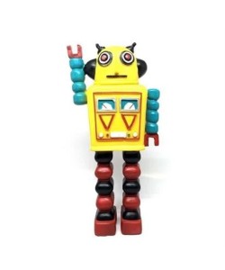 BUFFER® Decotown Nostaljik Sevimli Uzaylı Robot Şeklinde Figür Biblo BUFFER® Decotown Nostaljik Sevimli Uzaylı Robot Şeklinde Figür Biblo