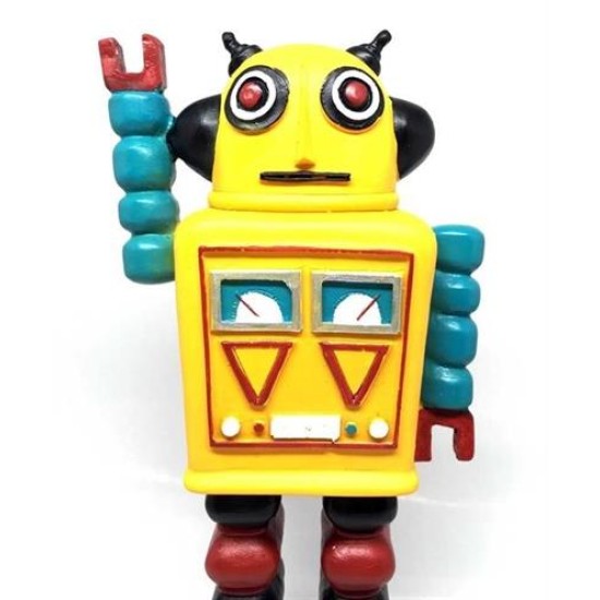 BUFFER® Decotown Nostaljik Sevimli Uzaylı Robot Şeklinde Figür Biblo BUFFER® Decotown Nostaljik Sevimli Uzaylı Robot Şeklinde Figür Biblo