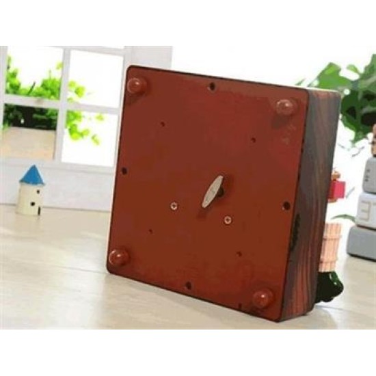 BUFFER® Dekoratif Mandallı Kurmalı Hareketli Arabalı Sesli Değirmen Müzik Kutusu BUFFER® Dekoratif Mandallı Kurmalı Hareketli Arabalı Sesli Değirmen Müzik Kutusu