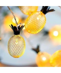 BUFFER® Dekoratif Pilli Pineapple Ananas Pilli Şerit Led Işık (1 Metre)