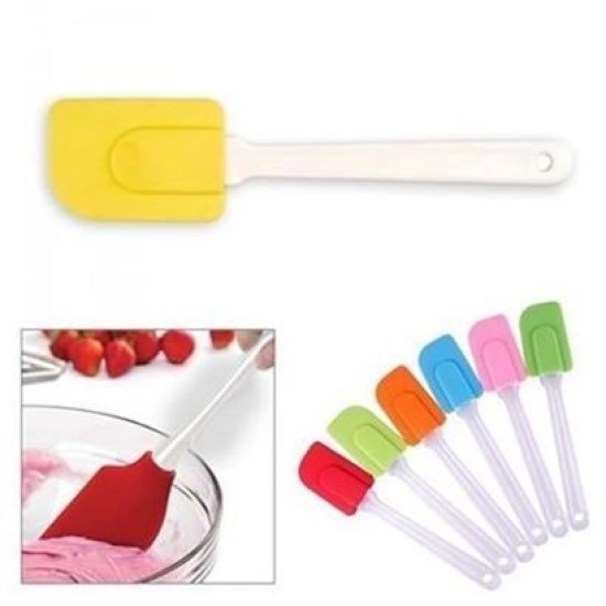 BUFFER® Dekoratif Renkli Silikon Spatula Pratik Sevimli Spatula Kaşık BUFFER® Dekoratif Renkli Silikon Spatula Pratik Sevimli Spatula Kaşık