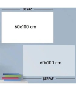 BUFFER® Ders Çalışma Yazı Tahtası Manyetik Duvar Stickerı 100x60 cm BUFFER® Ders Çalışma Yazı Tahtası Manyetik Duvar Stickerı 100x60 cm