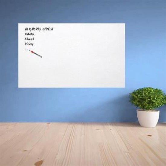 BUFFER® Ders Çalışma Yazı Tahtası Manyetik Duvar Stickerı 100x60 cm BUFFER® Ders Çalışma Yazı Tahtası Manyetik Duvar Stickerı 100x60 cm