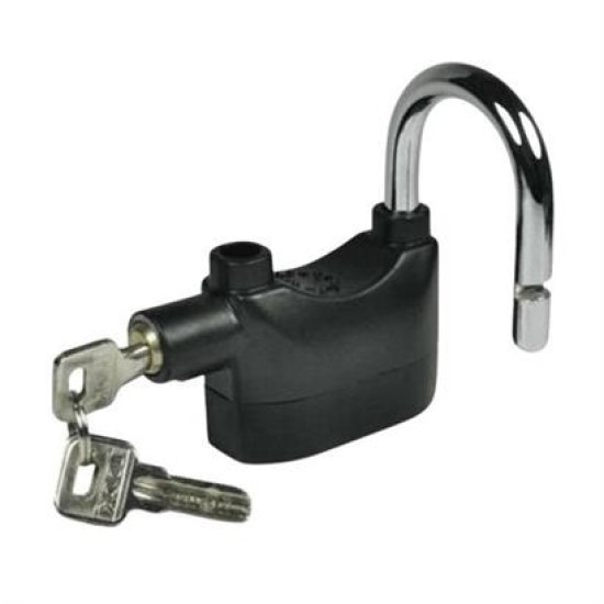 BUFFER® Desibel Siyah Alarmlı Çok Fonksiyonlu Ekstra Güvenlikli Kare Asma Dolap Kilidi BUFFER® Desibel Siyah Alarmlı Çok Fonksiyonlu Ekstra Güvenlikli Kare Asma Dolap Kilidi