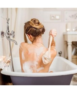 BUFFER® Doğal At Kılı Selülit Karşıtı Sapı Çıkabilen Ahşap Banyo Fırçası BUFFER® Doğal At Kılı Selülit Karşıtı Sapı Çıkabilen Ahşap Banyo Fırçası