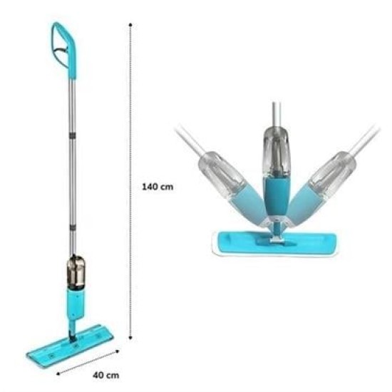 BUFFER® Döner Başlıklı Spreyli Mop Parke Ahşap Fayans Temizleyici Su Hazneli Sihirli Paspas BUFFER® Döner Başlıklı Spreyli Mop Parke Ahşap Fayans Temizleyici Su Hazneli Sihirli Paspas