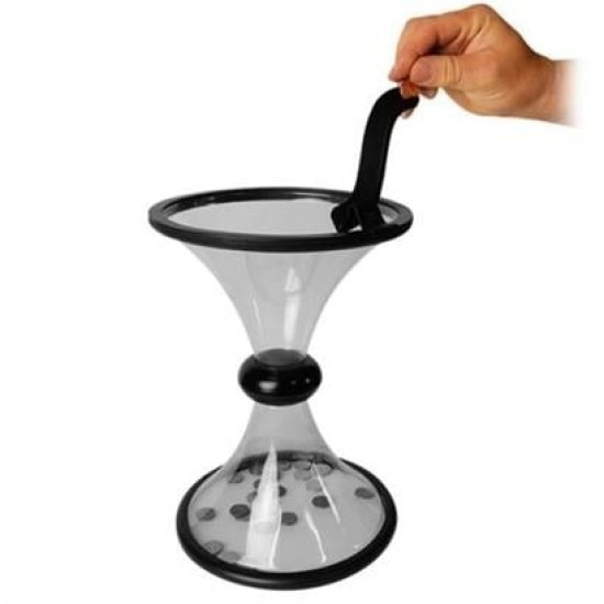 BUFFER® Eğlenceli Huni Şeklinde İlginç Şeffaf Para Biriktirme Kumbarası BUFFER® Eğlenceli Huni Şeklinde İlginç Şeffaf Para Biriktirme Kumbarası