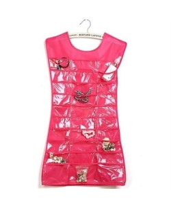 BUFFER® Elbise Şeklinde Takı Organizeri - Pembe BUFFER® Elbise Şeklinde Takı Organizeri - Pembe