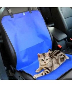 BUFFER® Evcil Hayvan Araç Arka Koltuk Kılıfı - Mavi (Taşıma Çantası Hediye)