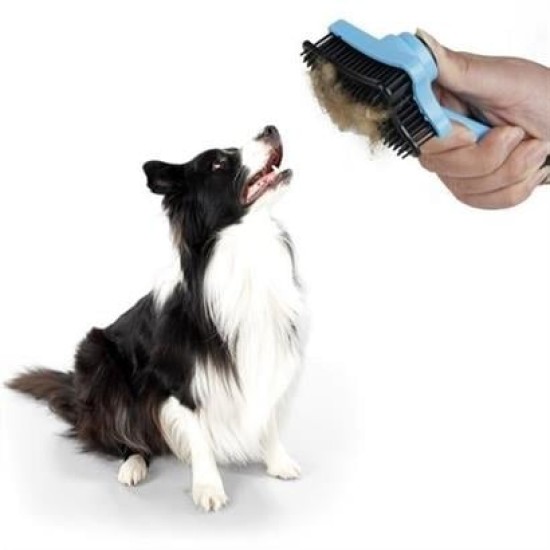 BUFFER® Evcil Hayvan Kedi Köpek Tüy Toplayıcı Otomatik Tuşlu Pet Tarak BUFFER® Evcil Hayvan Kedi Köpek Tüy Toplayıcı Otomatik Tuşlu Pet Tarak