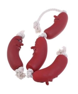 BUFFER® Evcil Hayvanlar İçin Eğitici 4 Adet Sevimli Oyuncak Sosis BUFFER® Evcil Hayvanlar İçin Eğitici 4 Adet Sevimli Oyuncak Sosis