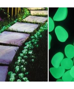 BUFFER® Gece Karanlıkta Işık Vererek Parlayan Dekoratif Çakıl Taşları BUFFER® Gece Karanlıkta Işık Vererek Parlayan Dekoratif Çakıl Taşları