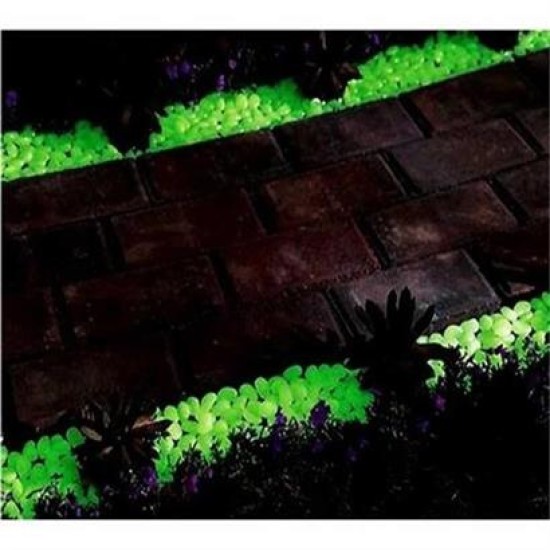 BUFFER® Gece Karanlıkta Işık Vererek Parlayan Dekoratif Çakıl Taşları BUFFER® Gece Karanlıkta Işık Vererek Parlayan Dekoratif Çakıl Taşları