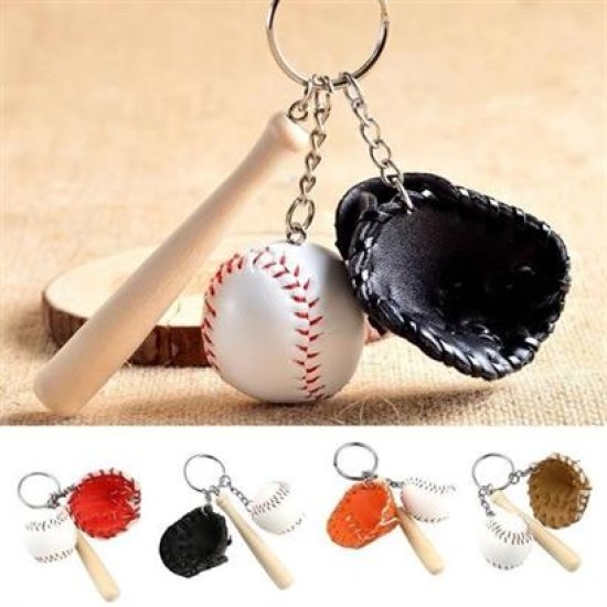 BUFFER® Gerçekçi Beyzbol Tasarımlı Şık Anahtarlık Kolye Çanta Süsü Baseball Keychain BUFFER® Gerçekçi Beyzbol Tasarımlı Şık Anahtarlık Kolye Çanta Süsü Baseball Keychain