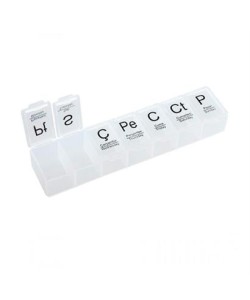 BUFFER® Haftalık Günlük İlaç Saklama Kutusu 7 Günlük İlaç Saklama Kabı BUFFER® Haftalık Günlük İlaç Saklama Kutusu 7 Günlük İlaç Saklama Kabı