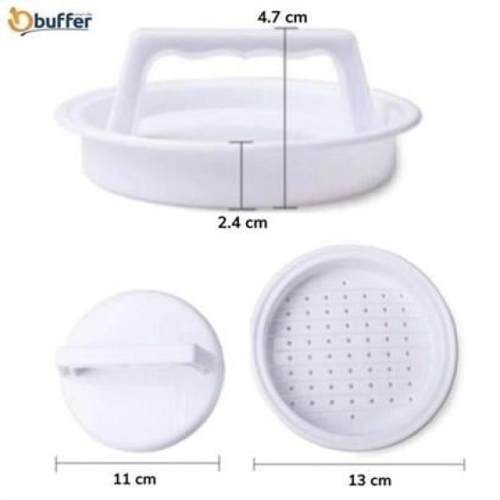 BUFFER® Hamburger Ve Köfte Şekillendirici Köfte Kalıbı Pratik Burger Pres Aparatı BUFFER® Hamburger Ve Köfte Şekillendirici Köfte Kalıbı Pratik Burger Pres Aparatı