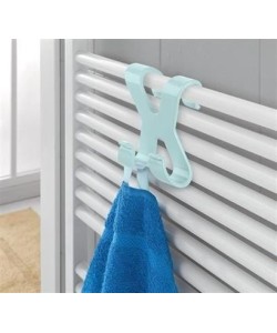 BUFFER® Hang it Pratik Kolay Taşımabilir Havlupan 2 Kancalı Banyo Askısı