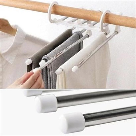 BUFFER® Hareketli Dolap İçi Pantolon Kravat Şal Askı Sistemi Düzenleyici Katmanlı Askılık Organizer BUFFER® Hareketli Dolap İçi Pantolon Kravat Şal Askı Sistemi Düzenleyici Katmanlı Askılık Organizer