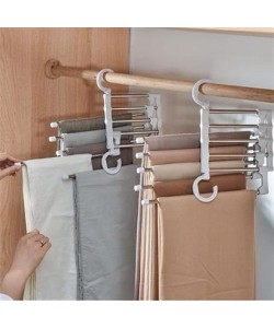 BUFFER® Hareketli Dolap İçi Pantolon Kravat Şal Askı Sistemi Düzenleyici Katmanlı Askılık Organizer BUFFER® Hareketli Dolap İçi Pantolon Kravat Şal Askı Sistemi Düzenleyici Katmanlı Askılık Organizer