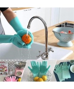 BUFFER® Isıya Dayanıklı Pratik Sihirli Silikon Bulaşık Yıkama Eldiveni