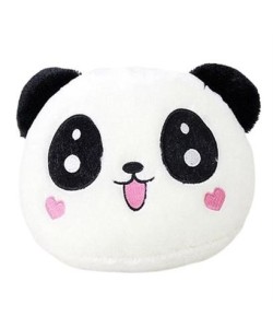 BUFFER® Kalpli Yanaklı Sevimli Panda Yastık