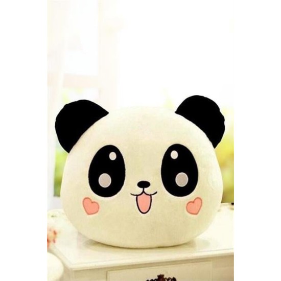 BUFFER® Kalpli Yanaklı Sevimli Panda Yastık BUFFER® Kalpli Yanaklı Sevimli Panda Yastık