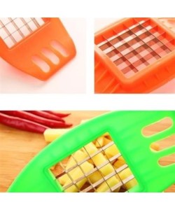 BUFFER® Kare Dizayn Pratik Kolay Patates Dilimeme Aleti Aparatı Bıçağı BUFFER® Kare Dizayn Pratik Kolay Patates Dilimeme Aleti Aparatı Bıçağı