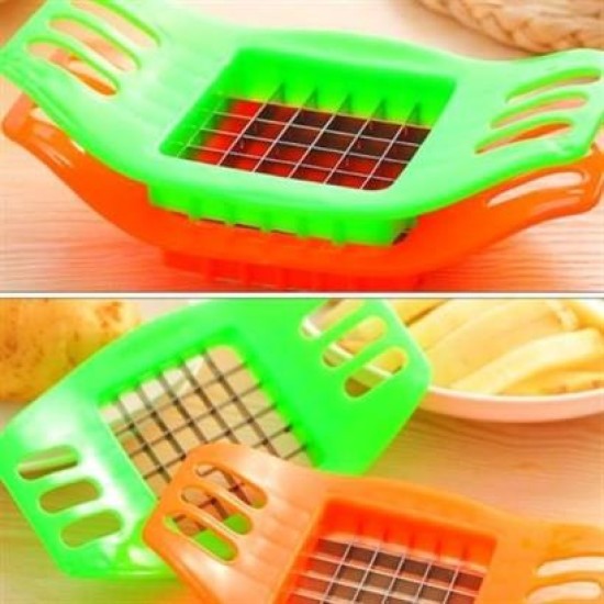 BUFFER® Kare Dizayn Pratik Kolay Patates Dilimeme Aleti Aparatı Bıçağı BUFFER® Kare Dizayn Pratik Kolay Patates Dilimeme Aleti Aparatı Bıçağı