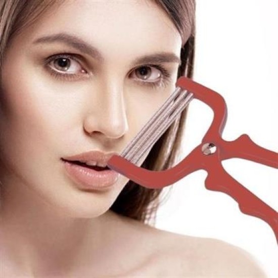 BUFFER® Kaş Bıyık Yüz Tüy Alma Aleti Yaylı Yüz Epilasyon Aleti BUFFER® Kaş Bıyık Yüz Tüy Alma Aleti Yaylı Yüz Epilasyon Aleti