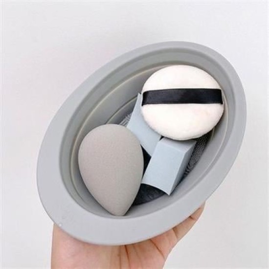 BUFFER® Katlanabilir Silikon Makyaj Fırça Temizleme Matı Makyaj Aleti Yıkama Pedi Kurutma Standı BUFFER® Katlanabilir Silikon Makyaj Fırça Temizleme Matı Makyaj Aleti Yıkama Pedi Kurutma Standı