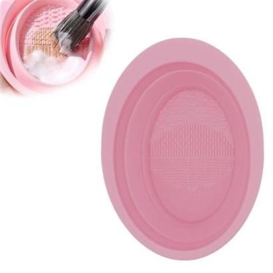 BUFFER® Katlanabilir Silikon Makyaj Fırça Temizleme Matı Makyaj Aleti Yıkama Pedi Kurutma Standı BUFFER® Katlanabilir Silikon Makyaj Fırça Temizleme Matı Makyaj Aleti Yıkama Pedi Kurutma Standı