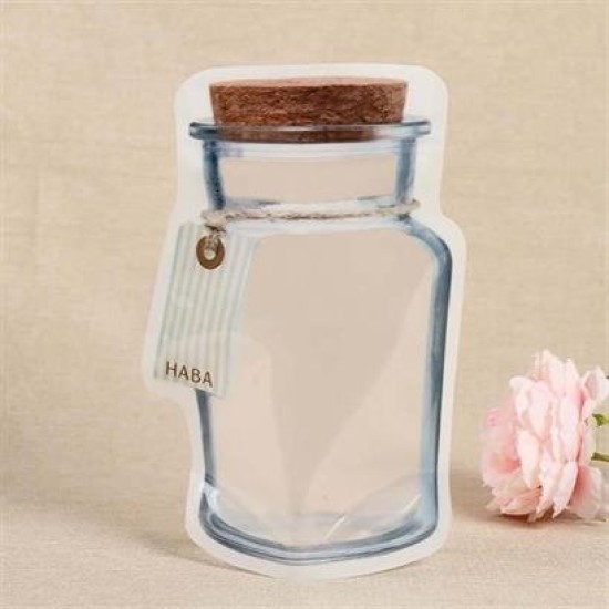 BUFFER® Kavanoz Görünümlü Kilitli Poşet Çıtçıtlı ve Pratik Torba 4 Adet BUFFER® Kavanoz Görünümlü Kilitli Poşet Çıtçıtlı ve Pratik Torba 4 Adet