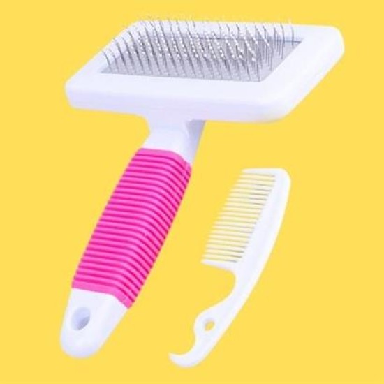 BUFFER® Kedi Köpek Telli Küçük Boy Tüy Bakım Seti Evcil Hayvan Tarama Fırçası BUFFER® Kedi Köpek Telli Küçük Boy Tüy Bakım Seti Evcil Hayvan Tarama Fırçası