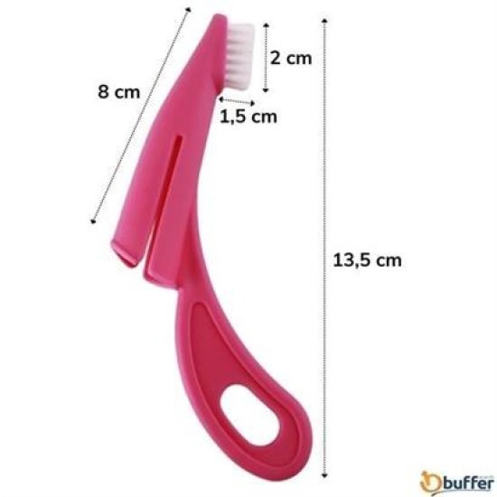BUFFER® Kedi ve Köpek Parmak Geçmeli Diş Bakım Fırçası Evcil Hayvan Diş Tartar Plak Temizleme BUFFER® Kedi ve Köpek Parmak Geçmeli Diş Bakım Fırçası Evcil Hayvan Diş Tartar Plak Temizleme