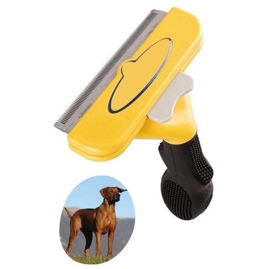 BUFFER® Kedi ve Köpekler İçin Kısa Tüylü Köpek Tarağı Tüy Toplayıcı Tarak Large BUFFER® Kedi ve Köpekler İçin Kısa Tüylü Köpek Tarağı Tüy Toplayıcı Tarak Large