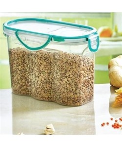 BUFFER® Kilitli Kapaklı Contalı Hava,Su Sıvı Geçirmez 1,7 Litre Erzak Saklama Kabı-SA585 BUFFER® Kilitli Kapaklı Contalı Hava,Su Sıvı Geçirmez 1,7 Litre Erzak Saklama Kabı-SA585